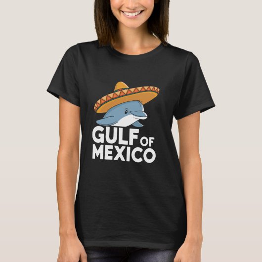 ソンブレロ・メキシコ湾のイルカ Tシャツ (正面)