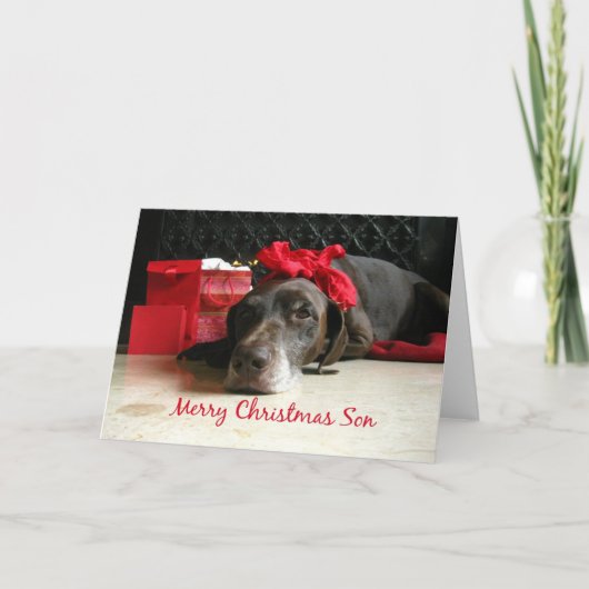 ソンメリークリスマスカード シーズンカード (正面)