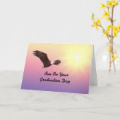 ソン卒業式イーグル カード (黄色い花)