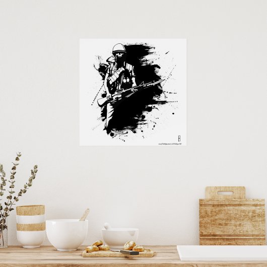 ソン落ちた ポスター (キッチン)