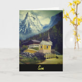 ソン誕生日カード カード (黄色い花)