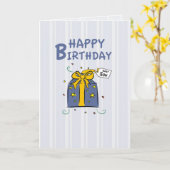 ソン誕生日 カード (黄色い花)