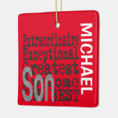 ソン非凡なカスタム セラミックオーナメント (左)