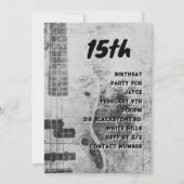 ソン10代の誕生日ギタグランジー 招待状 (正面)