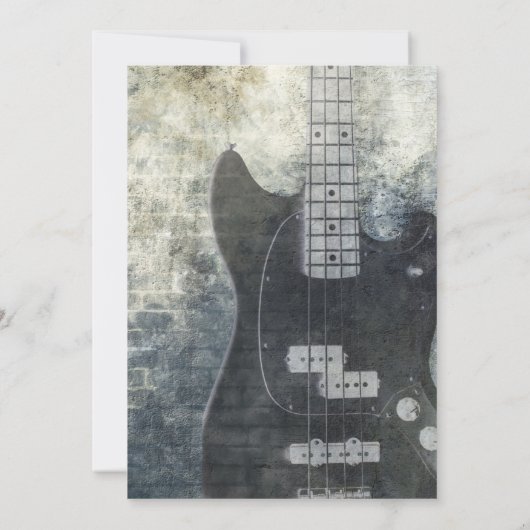 ソン10代の誕生日ギタグランジー 招待状 (裏面)