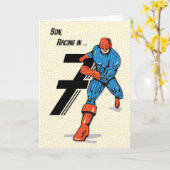 ソン7th誕生日スーパーヒーロー カード (黄色い花)