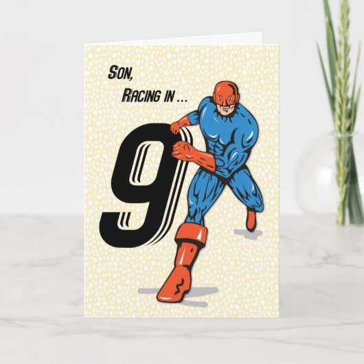 ソン9th誕生日スーパーヒーロー カード (正面)