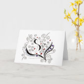 ソン カード (黄色い花)