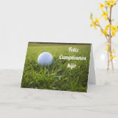 ソン**フェリズ·クンプリ楽しむアーノス**特別日 カード (黄色い花)