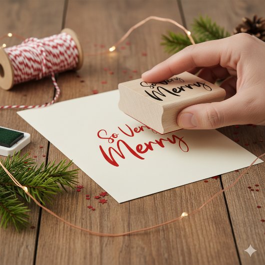 ソヴェリメリーーフェスティバルホリデークラフト ラバースタンプ