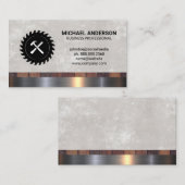 ソーとハンマーのロゴ 名刺 (正面/裏面)