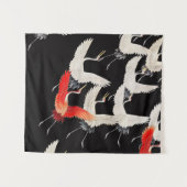 ソーア！ウッドブ日本のロックプリント。タペストリー タペストリー (正面(横))