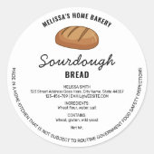 ソーウモダンドパンベーカリーコテージ法ラベル ラウンドシール (正面)