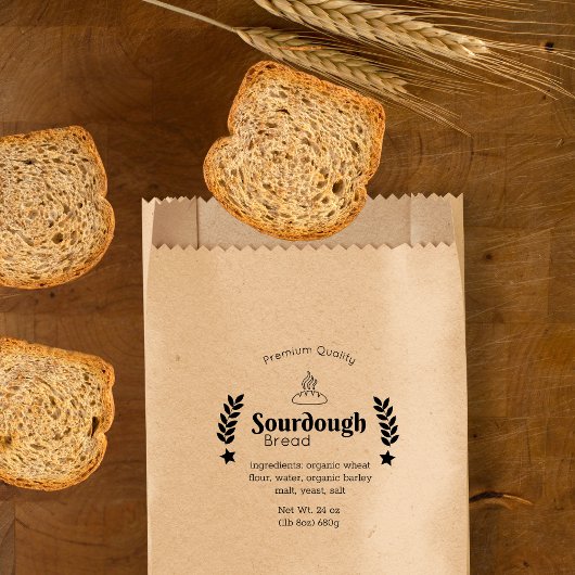 ソーウードパンベーカリービジネスミニマモダンリスト ラバースタンプ