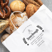 ソーウードパンベーカリービジネスミニマモダンリスト ラバースタンプ