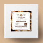 ソーウードパンベーカリーミニマルコテージ法ラベル スクエアシール