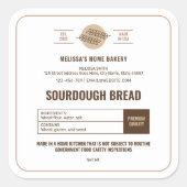 ソーウードパンベーカリーミニマルコテージ法ラベル スクエアシール (正面)