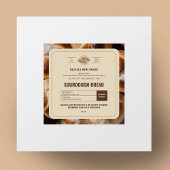 ソーウードパンベーカリーモダンコテージ法ラベル スクエアシール