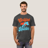ソーカー認定スプリンクラー スクワート ブラスター ウォーター ソア Tシャツ (正面フル)