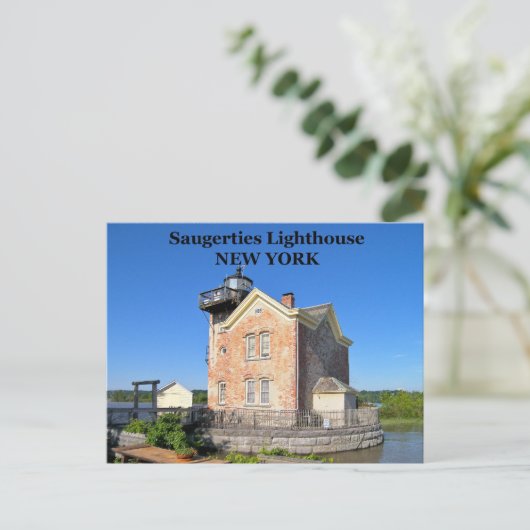 ソーガーティズライトハウスニューヨーク葉書 ポストカード (スタンド正面)