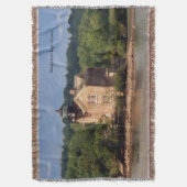 ソーガーティズライトハウス織り毛布 スローブランケット (正面縦)