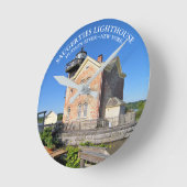 ソーガーティズライトハウス,ニューヨーク時計 ラウンド壁時計 (傾斜)