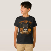 ソーキー ビスケット クラブ 猫 楽しい ハロウィン お菓子作り Tシャツ (正面フル)