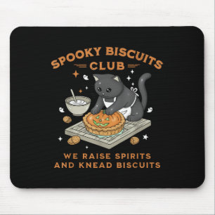 ソーキー・ビスケット・クラブ 黒猫 カボチャ ハロウィン 焼き菓子 マウスパッド