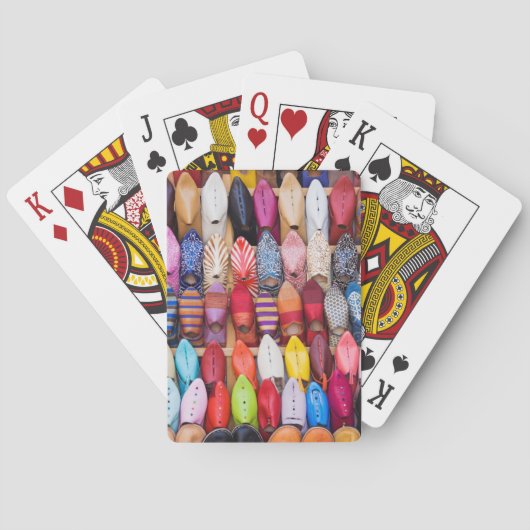 ソークの店に靴を並べる トランプ (裏面)