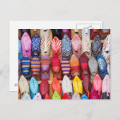 ソークの店に靴を並べる ポストカード (正面/裏面)