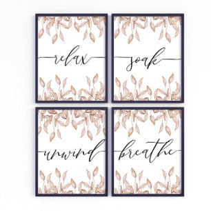 ソークリラックスバスルームを呼吸