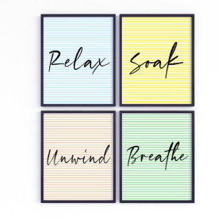 ソークリラックスバスルームを呼吸