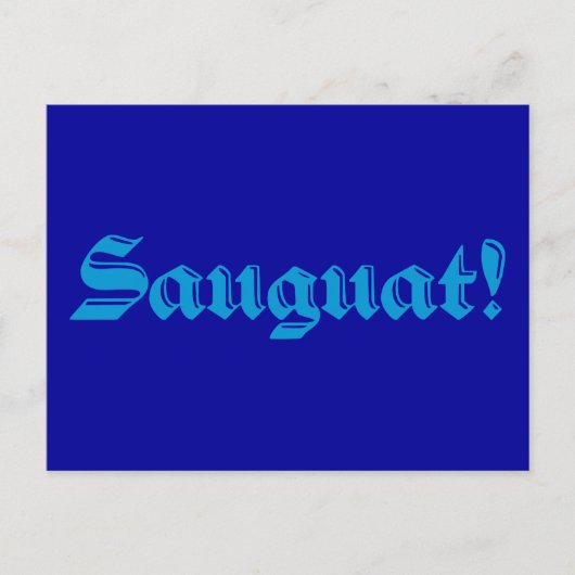 ソーグアット！ ポストカード (正面)