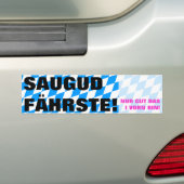 ソーグドファレンピンク バンパーステッカー (車上)