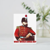 ソーサは何をする? ポストカード (スタンド正面)