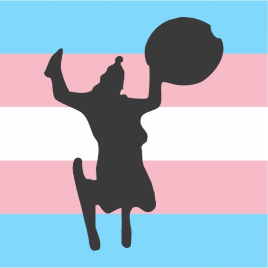 ソーサーガールビニール シール (正面)