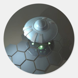 ソーサーファンキー3ステッカー ラウンドシール