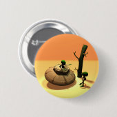 ソーサー仲間2ボタン 缶バッジ (正面&裏面)