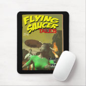 ソーサー飛んでいるテイルズフェイクパルプカバーマウスパッド マウスパッド (マウス)