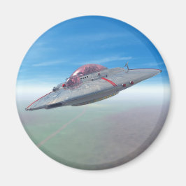 ソーサー飛んでいるマグネット マグネット