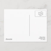 ソーサー飛んでいる ポストカード (裏面)