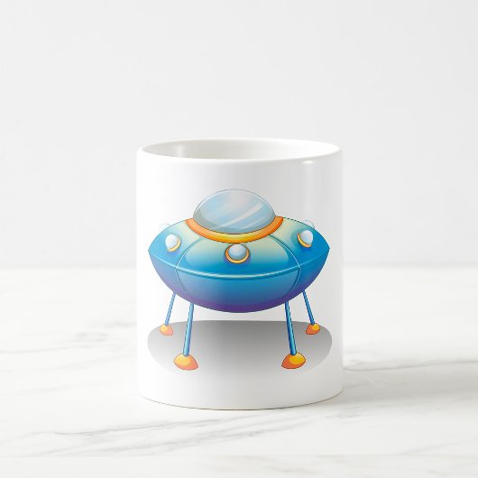 ソーサー飛んでいるUFO コーヒーマグカップ
