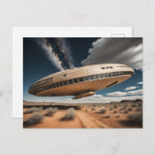 ソーサ飛んでいるーの着陸 シーズンポストカード (正面/裏面)