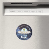 ソーサ飛んでいるーエイリアンUFO宇宙銀河系 マグネット (インサイチュ (食洗機))