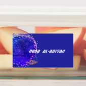 ソーサ飛んでいるー芸術的銀河系 ラベル (貼付)