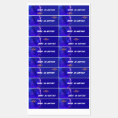 ソーサ飛んでいるー芸術的銀河系 ラベル (シート)