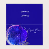 ソーサ飛んでいるー芸術的銀河系 名刺 (外部フラット)