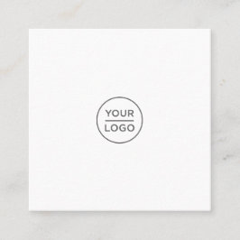 ソーシャカスタムルネットワークのロゴ広場名刺 スクエア名刺