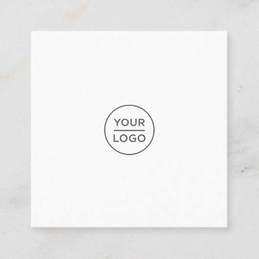 ソーシャカスタムルネットワークのロゴ広場名刺 スクエア名刺 (正面)