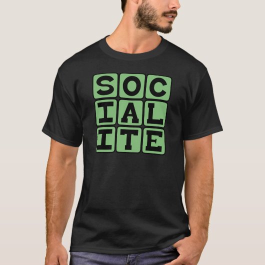 ソーシャライト, パーティー好き Tシャツ (正面)